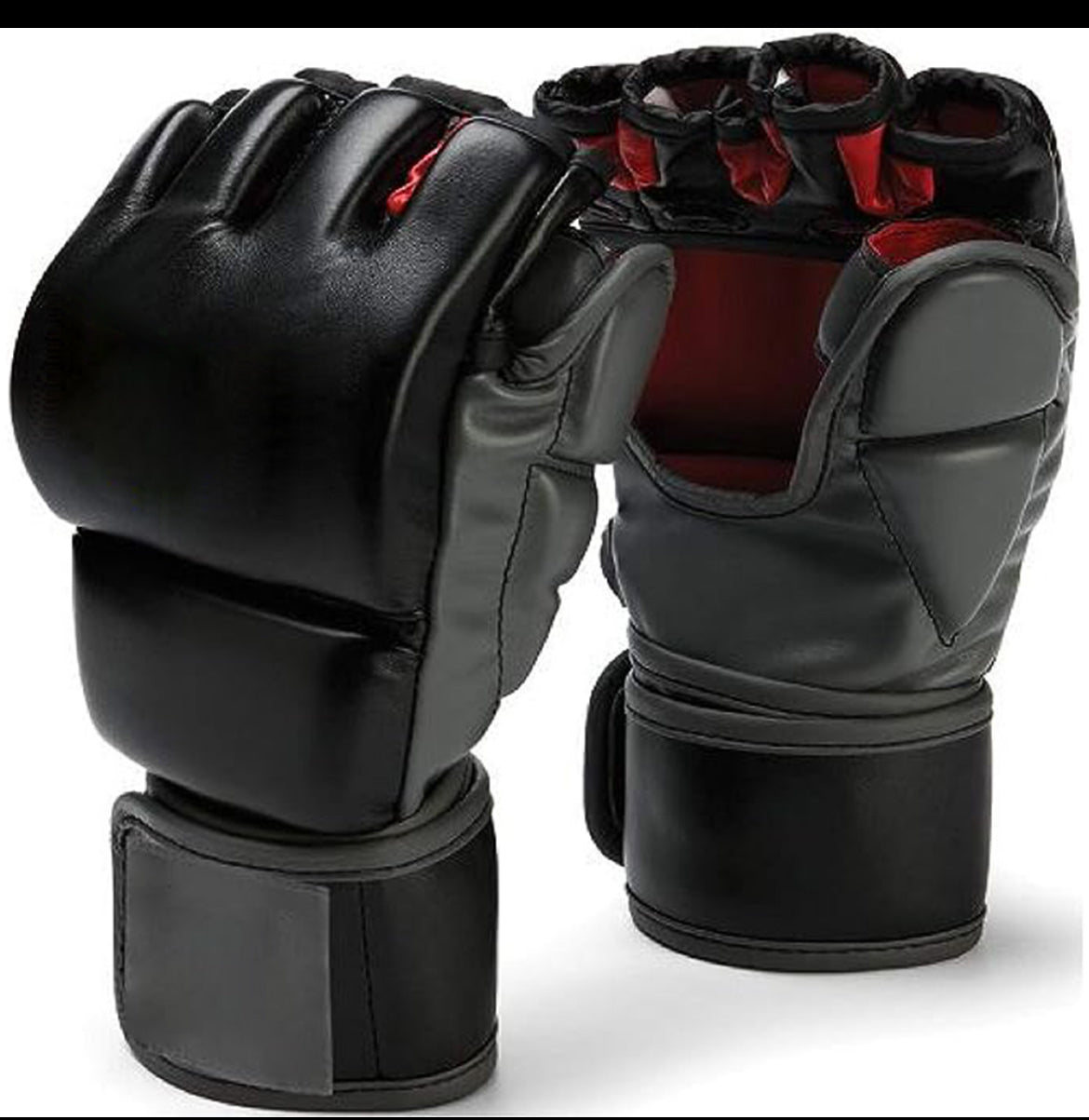MMA Gloves-6oz (Black)