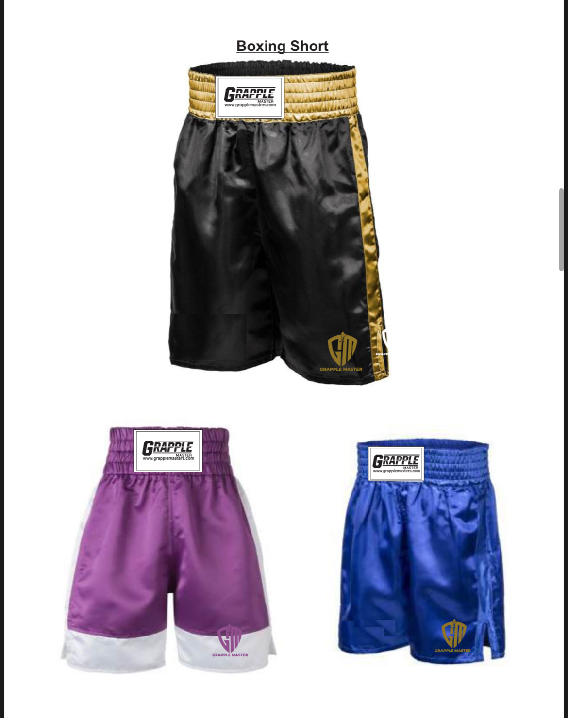 Boxing Shorts