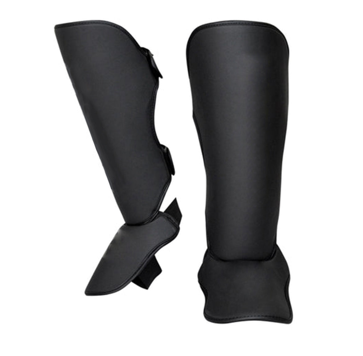 Black Non-Mold Muay Thai/Kickboxing Shin Guards