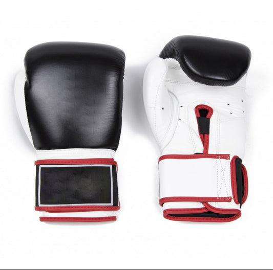Boxing/Kickboxing Gloves-Oz (Black/White)