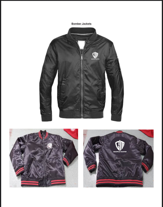 Silky Satin Bomber Style Jacket