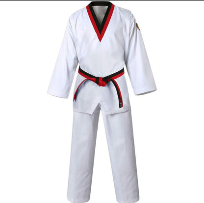 Tae Kwon Do Gi-Red/Black Lapels