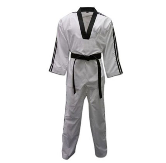 Tae Kwon Do Gi- Double Black Stripe
