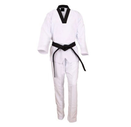 Tae Kwon Do Gi- Black Lapels